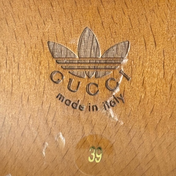 Gucci + Adidas RARE yellow and black horsebit wooden clogs SZ 39 🤌🔥⭐️⚡️👩‍🎤 - Picture 14 of 16